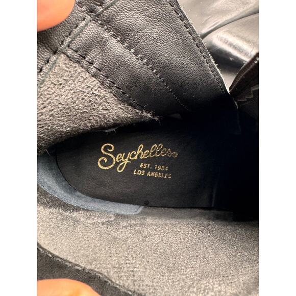 Seychelles black western cowboy ankle boots Aboard size 8.5 - Picture 4 of 12
